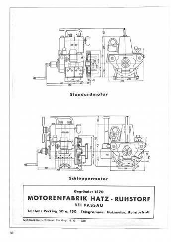 Deutsche Stationar-Motoren Prospekte I Voorkant