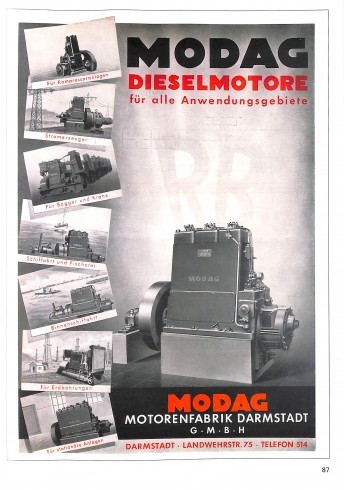Deutsche Stationar-Motoren Prospekte I Voorkant