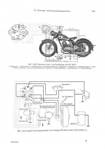 Motorrader Motorroller Mopeds Voorkant