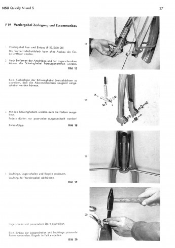 NSU Quickly Instandsetzungs-Anleitungen Voorkant