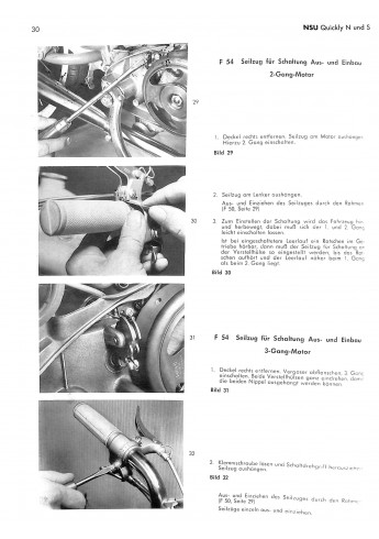 NSU Quickly Instandsetzungs-Anleitungen Voorkant