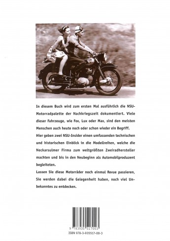 NSU Motorräder 1945-1964 Voorkant