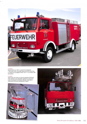 Magirus Histoire des véhicles de pompiers  Voorkant