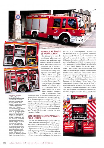 Magirus Histoire des véhicles de pompiers  Voorkant