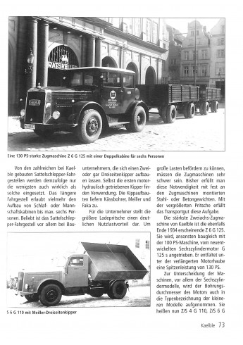 Kaelble - Lastkraftwagen un Zugmaschinen Voorkant