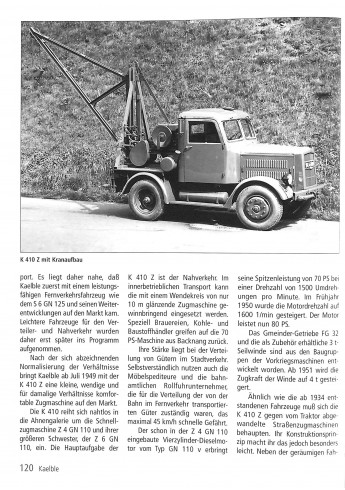 Kaelble - Lastkraftwagen un Zugmaschinen Voorkant