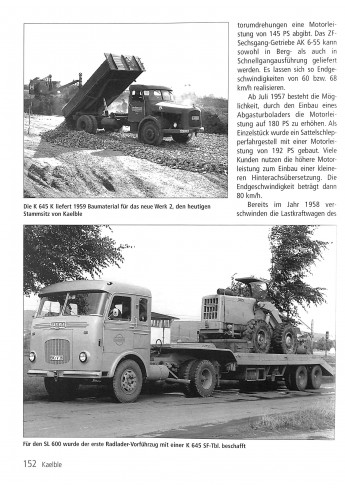 Kaelble - Lastkraftwagen un Zugmaschinen Voorkant