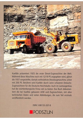 Kaelble - Lastkraftwagen un Zugmaschinen Voorkant