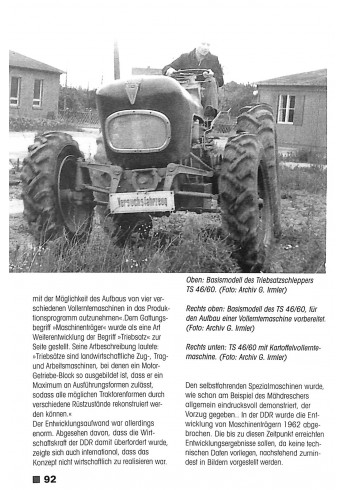 DDR-Traktoren und Landmaschinen - 1945-1990 Voorkant