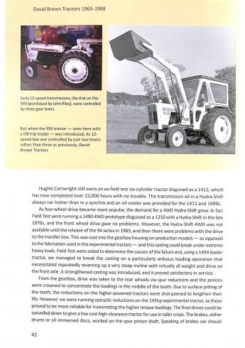 David Brown Tractors 1965-1988 Voorkant