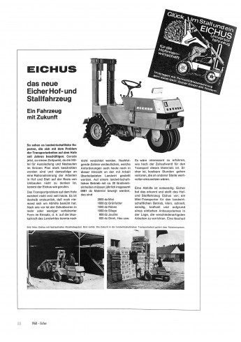  Eicher, Traktoren und Landmaschinen Voorkant