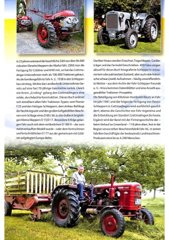  Fahr Traktoren Rote Schlepper vom Bodensee 1938-1961 Voorkant