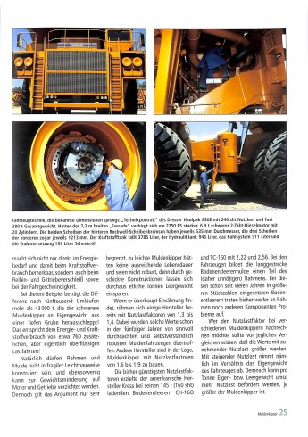 Muldenkipper, Geschichte Technik Eeinsa Voorkant