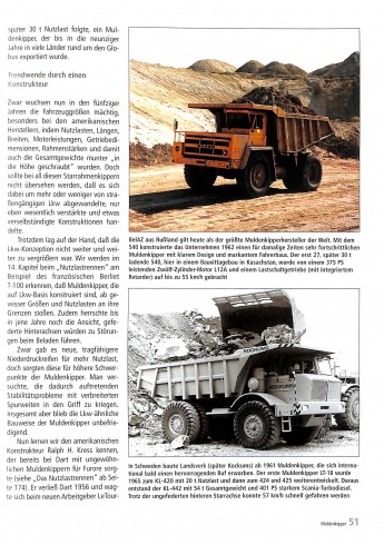 Muldenkipper, Geschichte Technik Eeinsa Voorkant