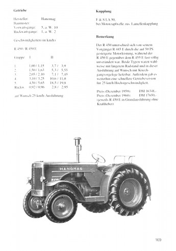 Hanomag, Alle Traktoren Voorkant