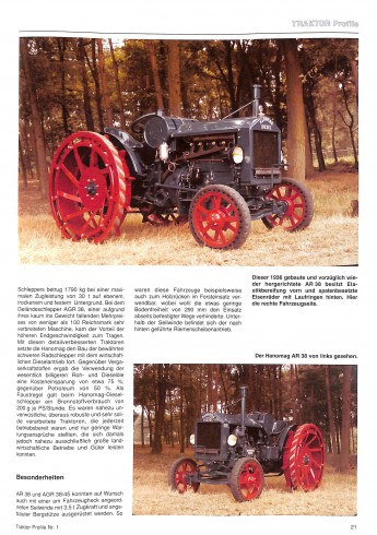 Hanomag, Profile 1 1924-1949 Voorkant