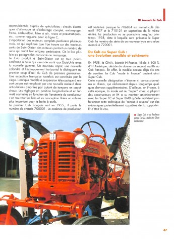 Tracteurs FARMALL CUB et derives 1947-1979 Voorkant