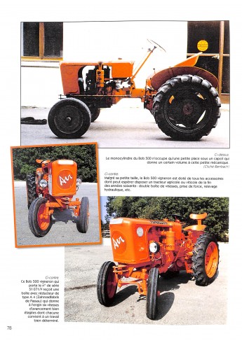 Les tracteurs des établissements de constructions mécaniques de VENDEUVRE  Voorkant