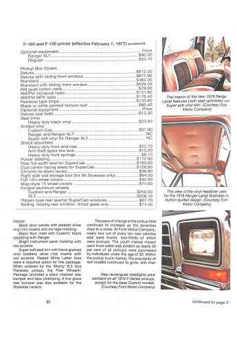 Ford F-100/F-150 pickup 1953 - 1996