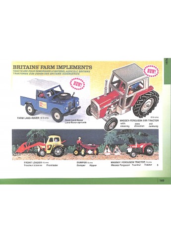 Britains Toy Models Catalogues 1970 to 1979 with comprehensive indices