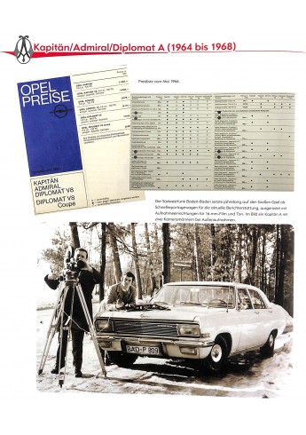 Die Großen Opel Kapitän - Admiral - Diplomat - Monza - Senator