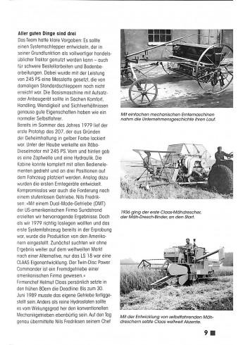 Claas - Traktoren und Systemschlepper seit 1957
