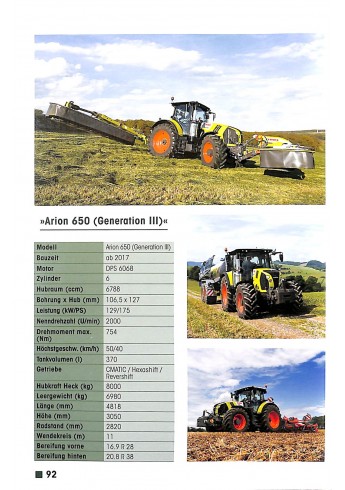 Claas - Traktoren und Systemschlepper seit 1957