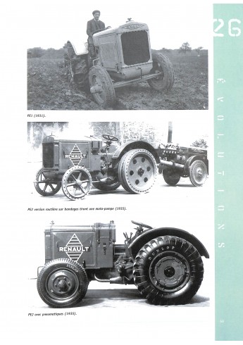 renault Tracteurs  - Tome 1 - 1919/1970 Voorkant