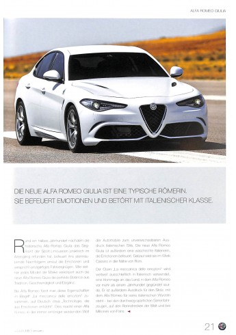 Alfa Romeo Annuario Die neue Ära