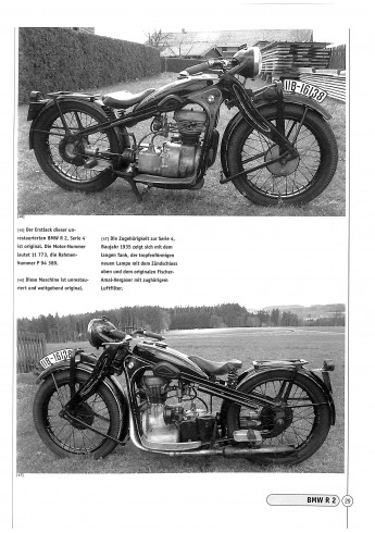 Vergrößern BMW Einzylinder Motorräder 1925-1967