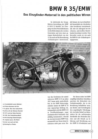 Vergrößern BMW Einzylinder Motorräder 1925-1967
