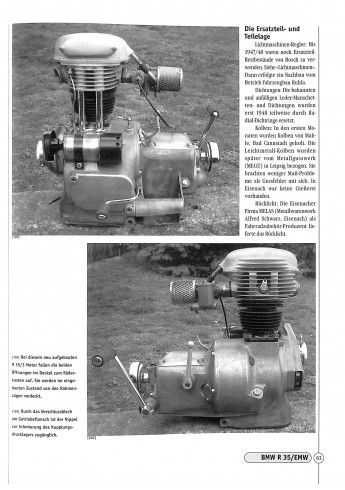 Vergrößern BMW Einzylinder Motorräder 1925-1967