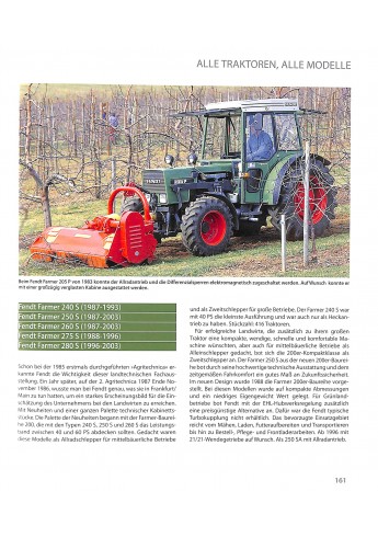 Fendt - Alle Traktoren, alle Modelle