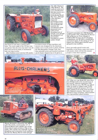 Tractor & Machinery  - Allis B Restoration