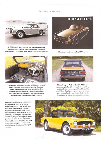 Triumph TR-6  - The Complete Story