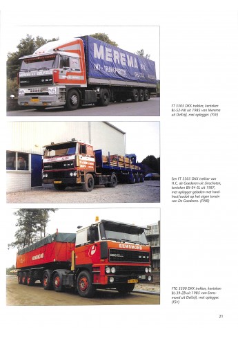 DAF F 3300 en F 3600 truck en trekkers - Krachtpaarden