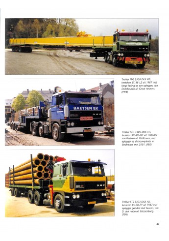 DAF F 3300 en F 3600 truck en trekkers - Krachtpaarden