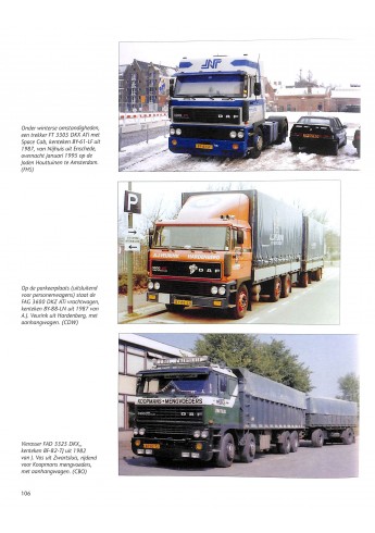 DAF F 3300 en F 3600 truck en trekkers - Krachtpaarden