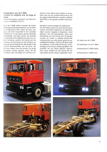 DAF F 2800 trucks en trekkers