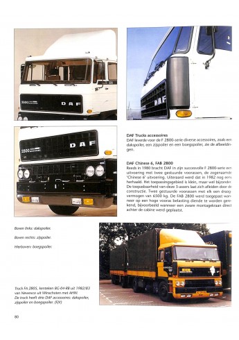 DAF F 2800 trucks en trekkers