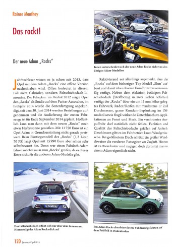 Opel Jahrbuch 2015