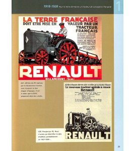Renault Tracteurs - Tome1-1918-1968 Voorkant
