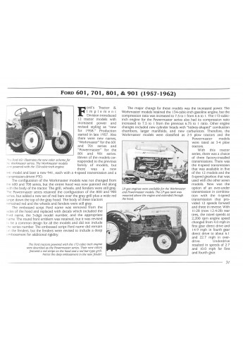 A guide to Ford, Fordson and new Holland Tractors, 1907 - 1999