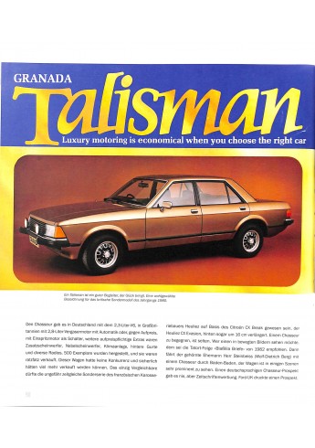 Die großen Ford - Komfort vom Rhein 26 M - Consul & Granada - Scorpio