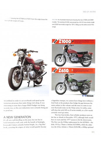 Kawasaki W,H en Z the Big Air-cooled machines