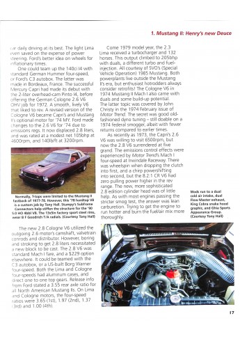 Ford Mustang II & Pinto 1970 tp 1980