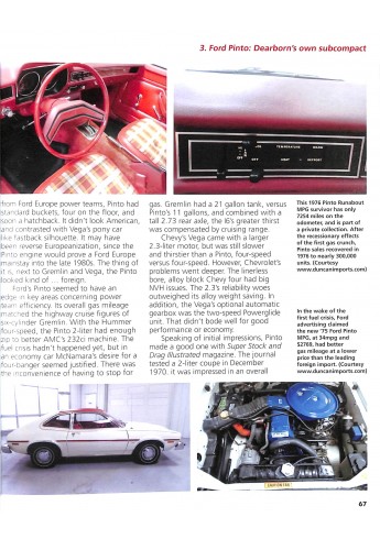 Ford Mustang II & Pinto 1970 tp 1980