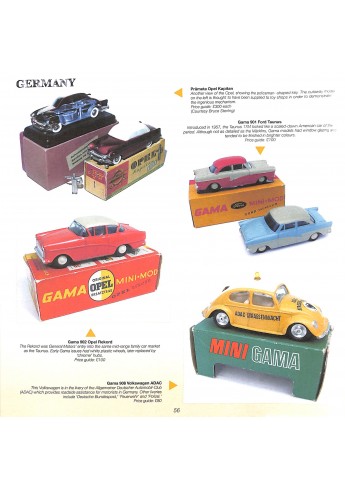 Diecast Toy Cars of the 1950s & 1960s