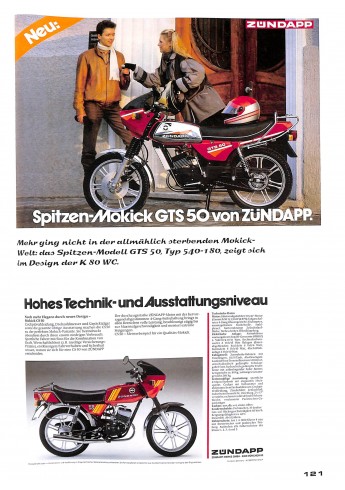 Zündapp - Modellgeschichte 1952 - 1984