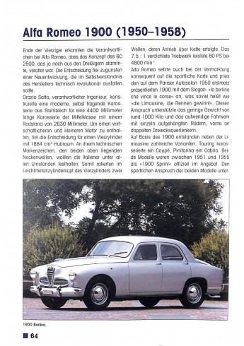 Alfa Romeo - Alle Modelle seit 1945